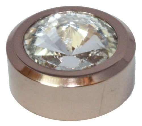 RiseOm Round Diamond Mirror Cap/Nails Decorative/Mirror Nail Decorative Cover Made Of Brass