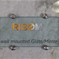 RiseOm 8mm Stainless Steel Half Round Mirror Holder Bracket Silver Pack of 10