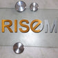 RiseOm Mirror Holder Bracket Made of Brass Pack of 4